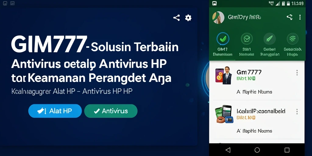 Tampilan antarmuka GM777 yang intuitif dan ramah pengguna.