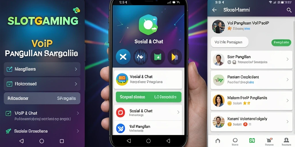 Antarmuka SLOTGAMING yang intuitif untuk VoIP Panggilan.